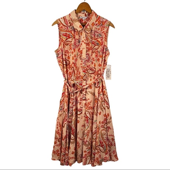 NANETTE LEPORE Paisley A-line Dress - Picture 1 of 10